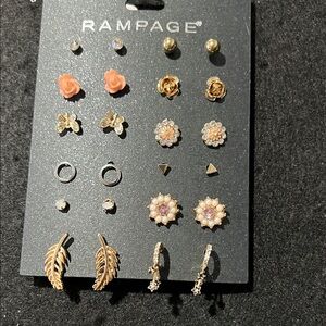 Rampage Gold and Peach Earring Collection